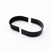 Скрытый плинтус LACONISTIQ для радиусных стен