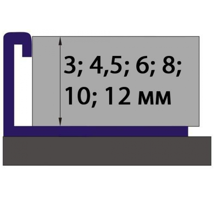 Профиль из нержавеющей стали PAWOTEX ST 3; 4,5; 6; 8; 10; 12