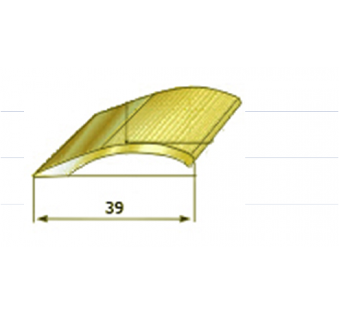 Пороги латунные Metal Best 39х7.5 мм