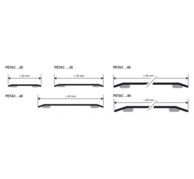 Пороги латунные Progress Profiles PETOF 60 мм