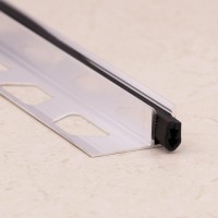 Алюминиевый профиль с резиновой вставкой под Т-образный профиль ПТО-9